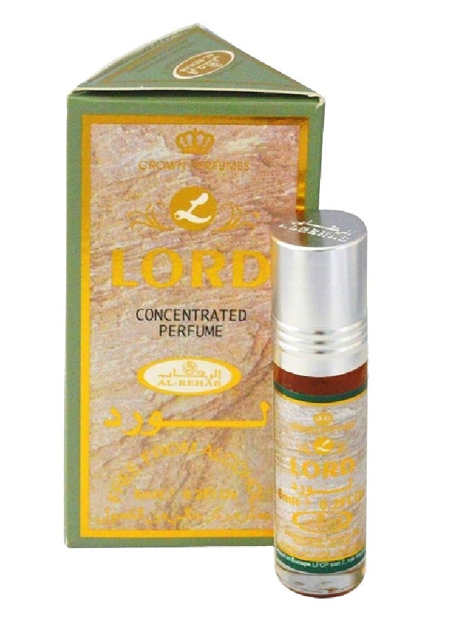 Alrehab 6 Pieces Lord Perfume 6ml - Image 2