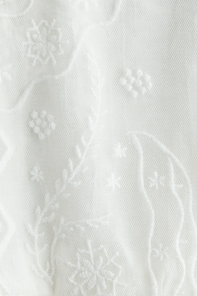 H&M Lace-inset blouse