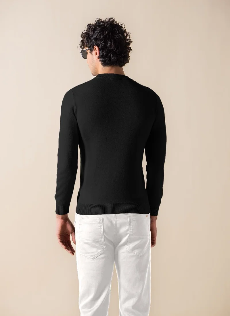 شايبس كنزة صوفية ضيقة