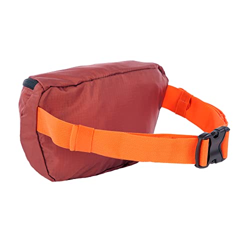 Eddie Bauer Stowaway Packable Waistpack Sling Fanny Pack Travel Foldable Lightweight Outdoor 1L Ripstop Polyester Maroon - Image 3