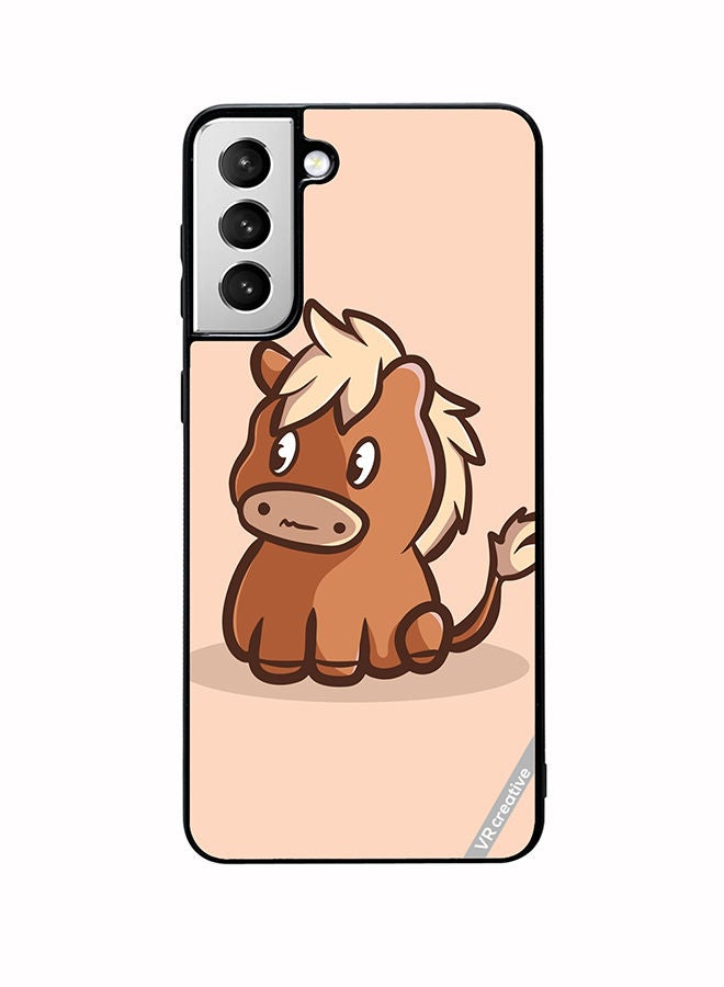 VR CREATIVE Protective Case Cover For Samsung Galaxy S22 Plus 5G Horse Cartoon Design Multicolour - Image 1