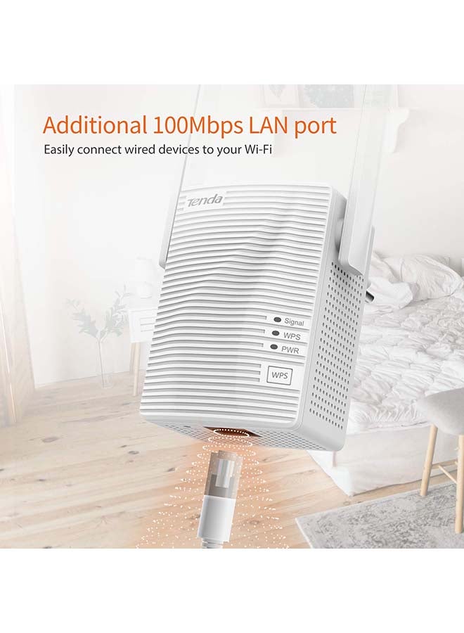Tenda AC1200 Gigabit WiFi Range Extender White - Image 4