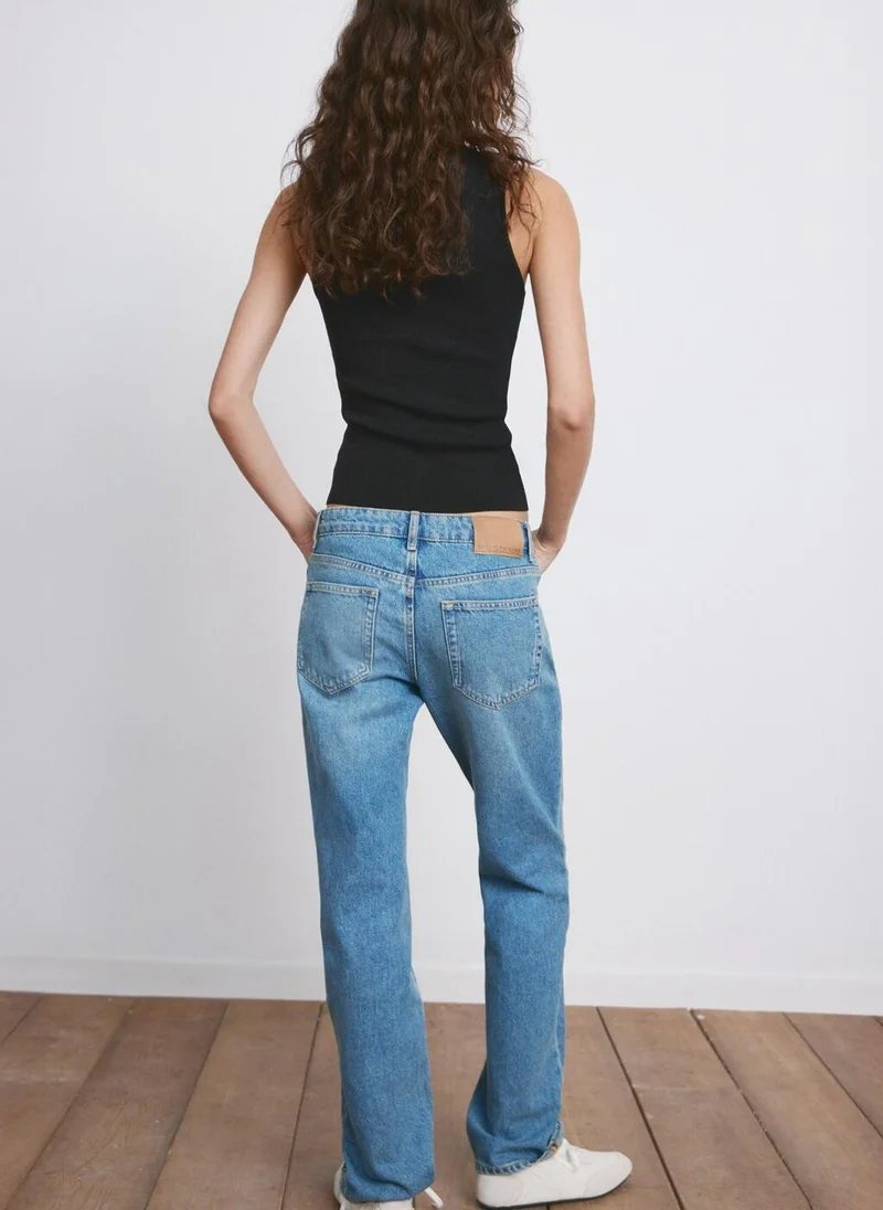 مانجو Round-neck knitted top