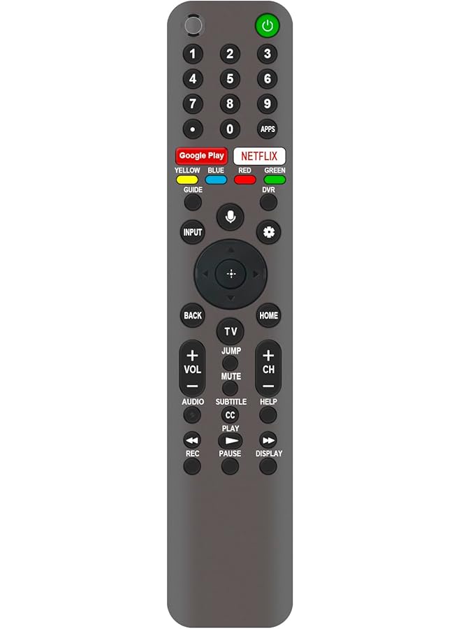 ELTRAZONE RMF-TX611U Voice Remote Control Compatible with Sony Bravia LCD TVs – Replacement Controller for XBR-85X90CH, XBR-85X950G, KD-85XH9505, KD-85ZH8, KD-49XH9505, KD-5A58 & More - Image 1