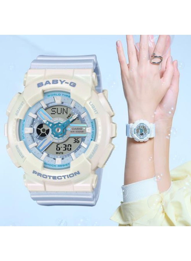 CASIO BABY-G Digital Analog Women Casual Watch BA-110PD-2ADR - Image 4