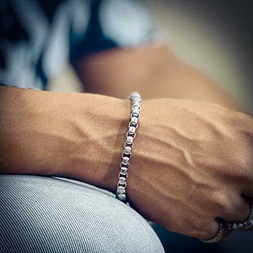 THE MEN THING DOMINEERING - Stainless Steel Bracelet, European trending Style for Men & Boy (7mm - 8 inch) - Image 2