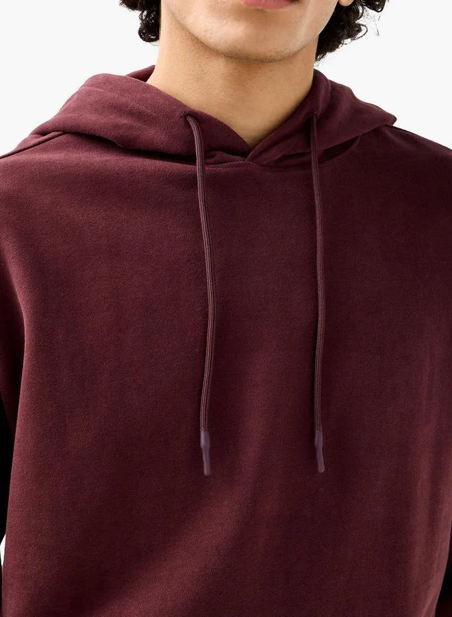 Lee Cooper  Lee Cooper Men Kangaroo Pocket Cotton Hooded Sweatshirt for Men | Best Price UAE