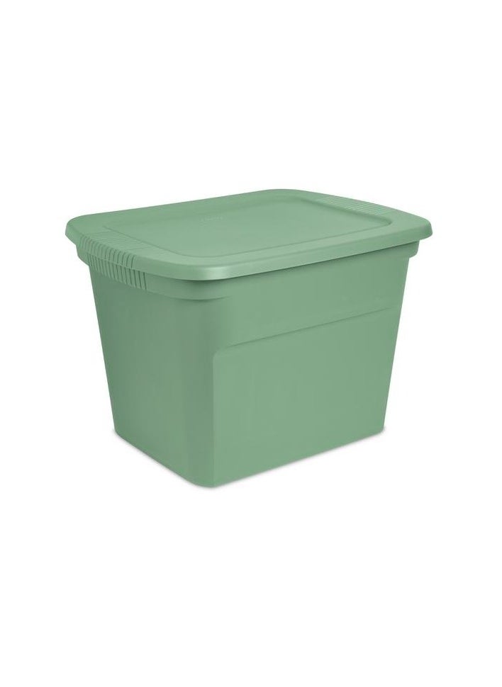 Sterilite - Sterilite 18 Gallon Green Storage Tote - Image 1