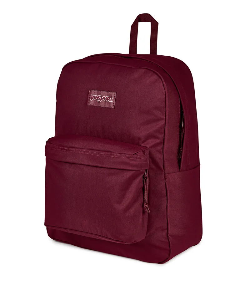 جان سبورت JanSport Superbreak Plus Fx Sft Nyln - Cherry Lacquer Backpack