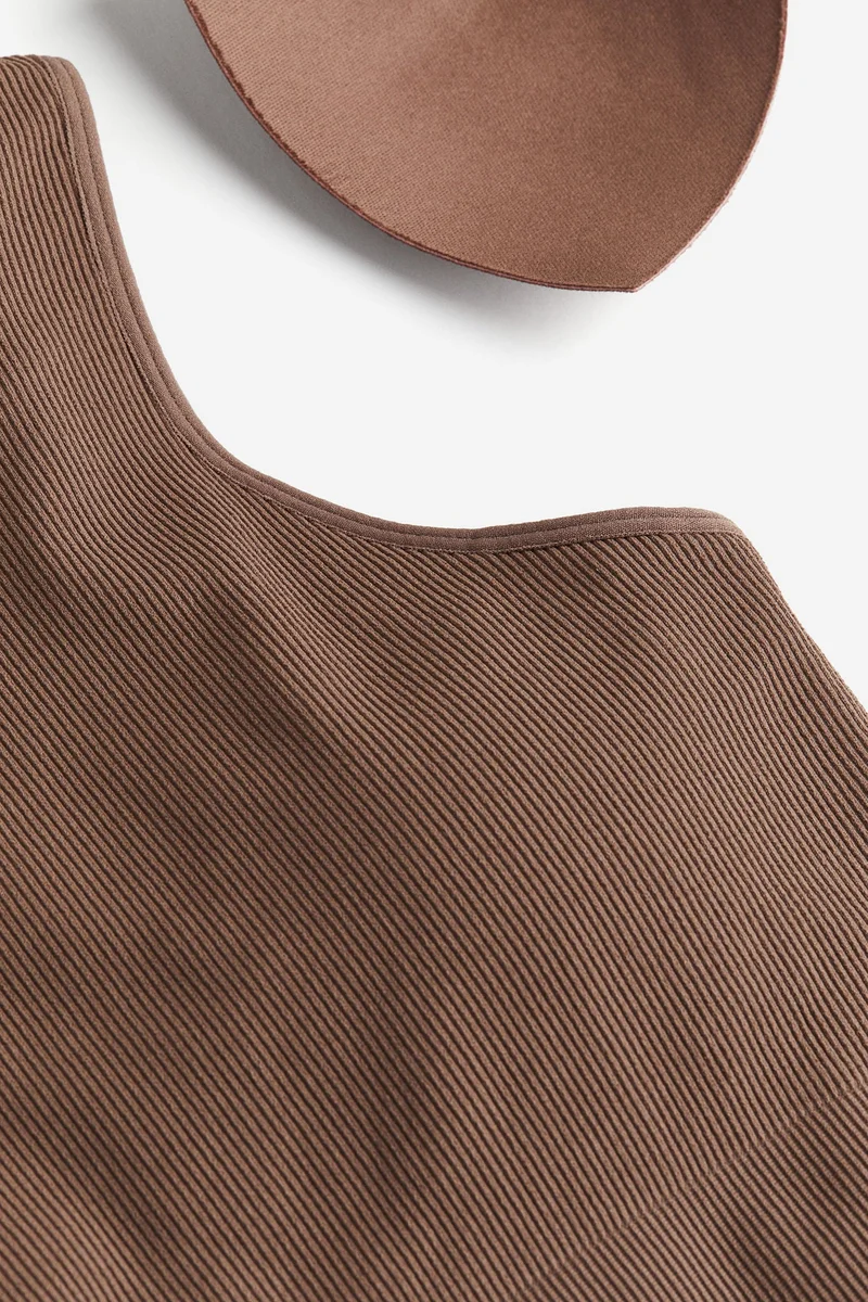H&M Drymove™ Knitted Crop Sports Bra