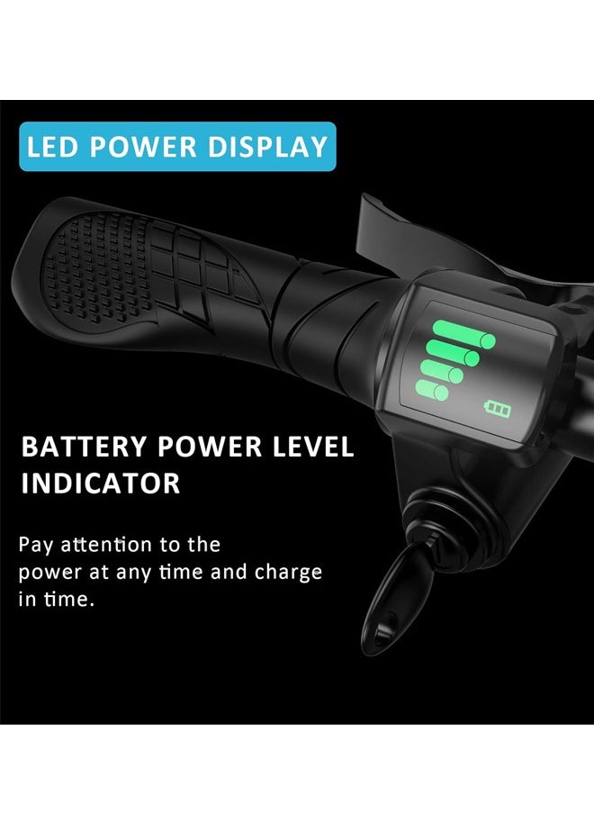 Wind Horse - Premium Foldable Electric Scooter with Seat and Rear Basket, 450W Motor, 36V 8AH Battery, 25-35 KM/h Speed, Carbon Alloy Frame, 12.5 Inches Tires, Disk Brakes, Unisex Comfortable E-Scooter for Adults - Image 1