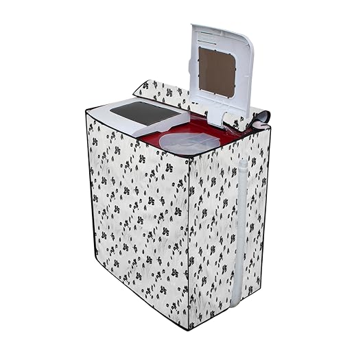Star Weaves Semi Automatic Washing Machine Cover for LG 6 kg, 6.2 kg, 6.5 Kg, 7 kg, 7.5 kg 8 Kg (80.01x50.8x86.34 cms) Dustproof & Waterproof Washing Machine Cover - - SABKUM175 - Image 3