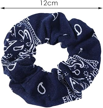 nuoshen Bandana Cloth Fabric Scrunchies Hair Elastics TiesHair Scrunchies Elastic Hair Ties Women Accessories - Image 3