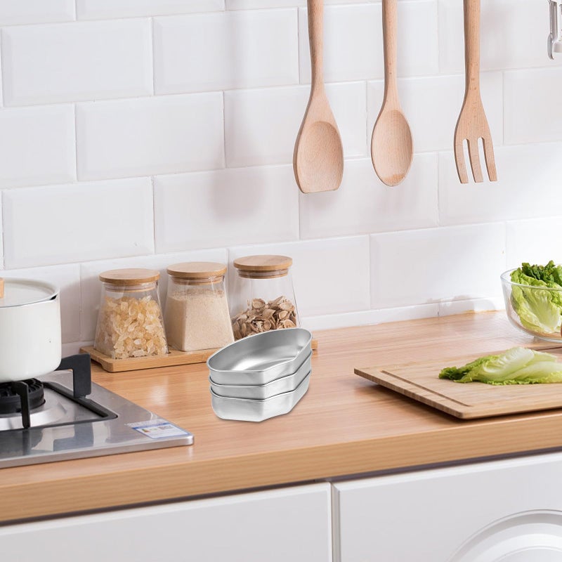 3 Tier Stainless Steel Food Steamer Rack Set Fan Shaped Insert for Pots and Steamers - Image 5