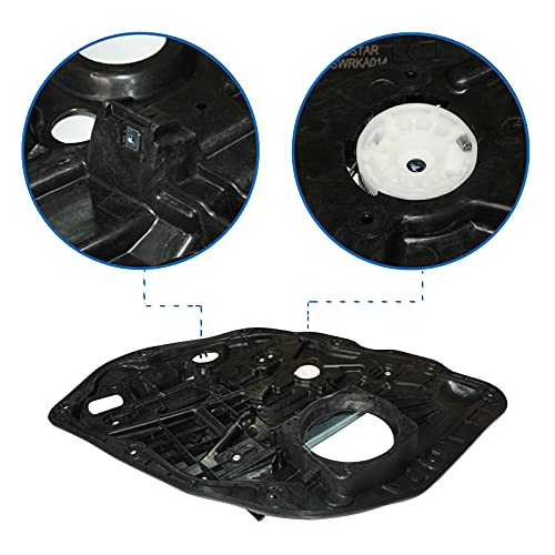 1409KMT Kia Optima Power Window Regulator- Front Right Passenger Side Replacement for 2014-2015 Kia Optima 82481-2T510 Power Window Regulator - Image 5