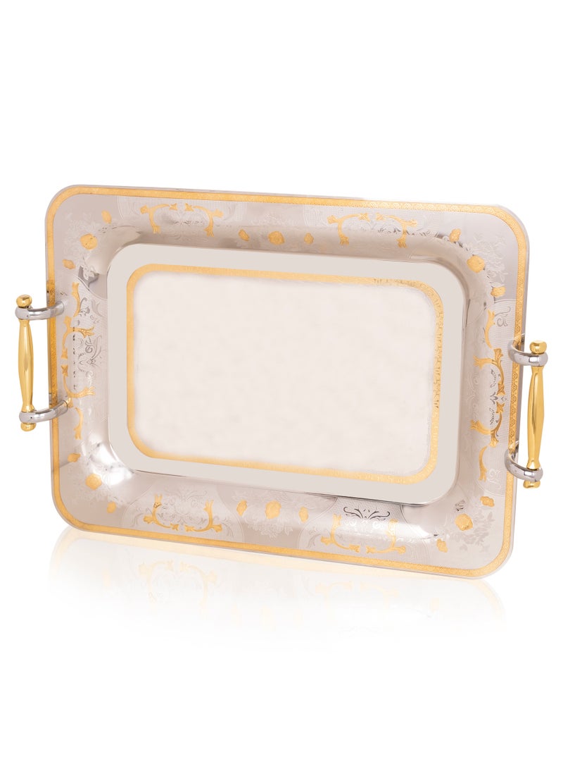 جاز طقم صوانى ذهبى منقوش - Image 1