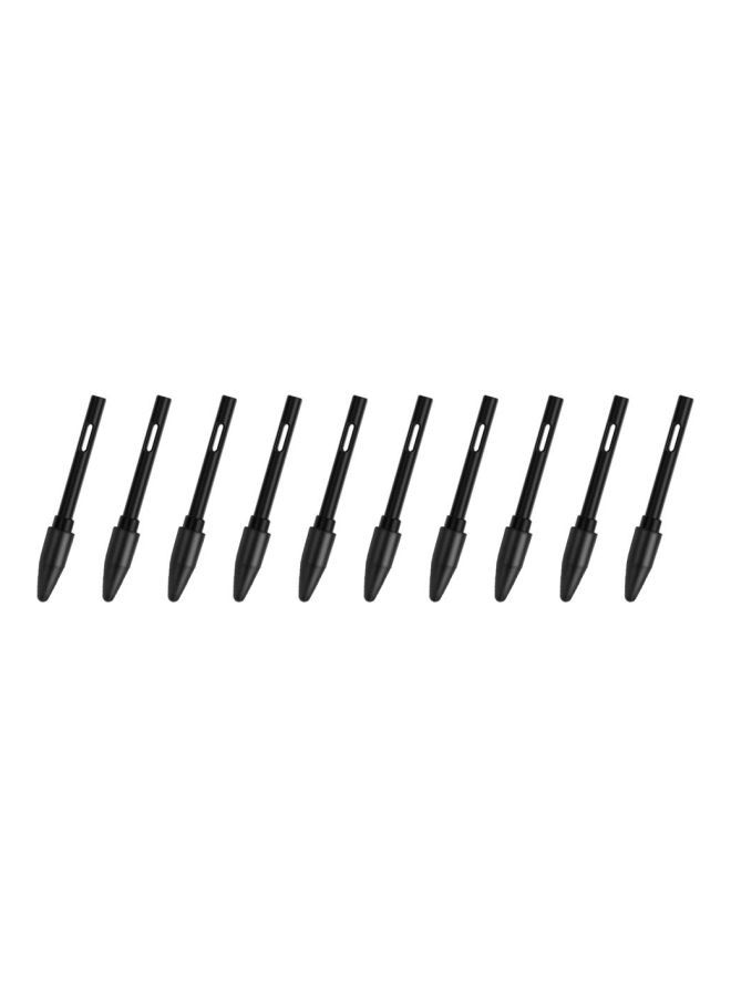 NIBEMINENT Pack Of 10 Replacement Nibs For PW500/PW507 Passive Stylus Black - Image 1
