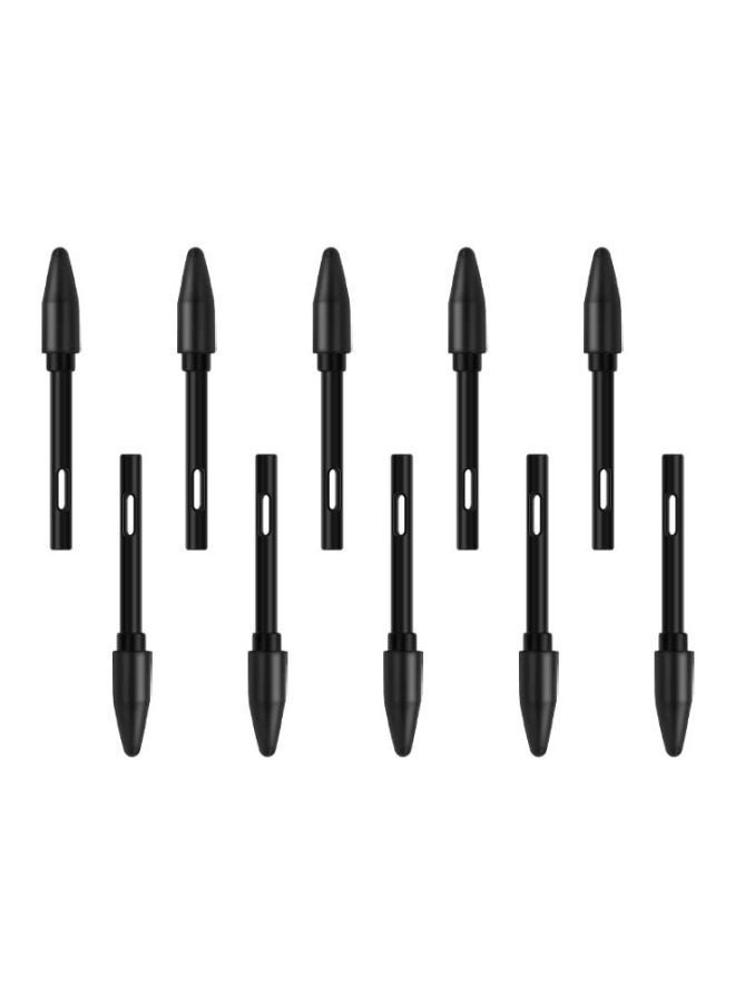 NIBEMINENT Pack Of 10 Replacement Nibs For PW500/PW507 Passive Stylus Black - Image 2