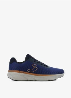 SJ Men's Logo Detail Lace-Up Low Ankle Sneakers  - Image 2