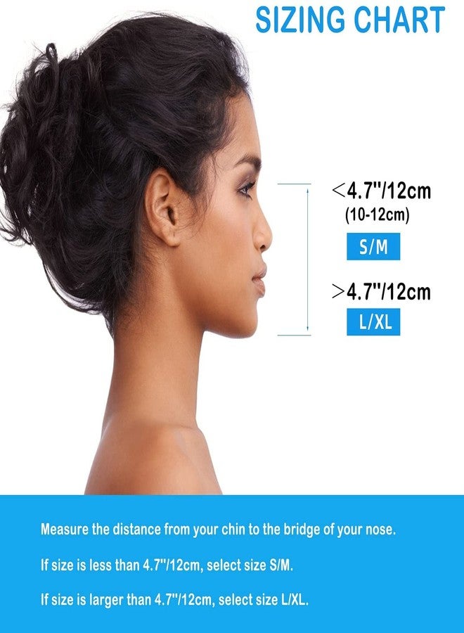 VBM قناع غطس كامل الوجه من VBM مع رؤية بانورامية 180 درجة (أزرق، مقاس كبير/كبير جدًا) - Image 3