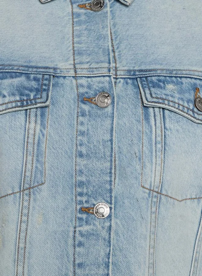 Splash FAV Cotton Trucker Jacket with Flap Pockets
