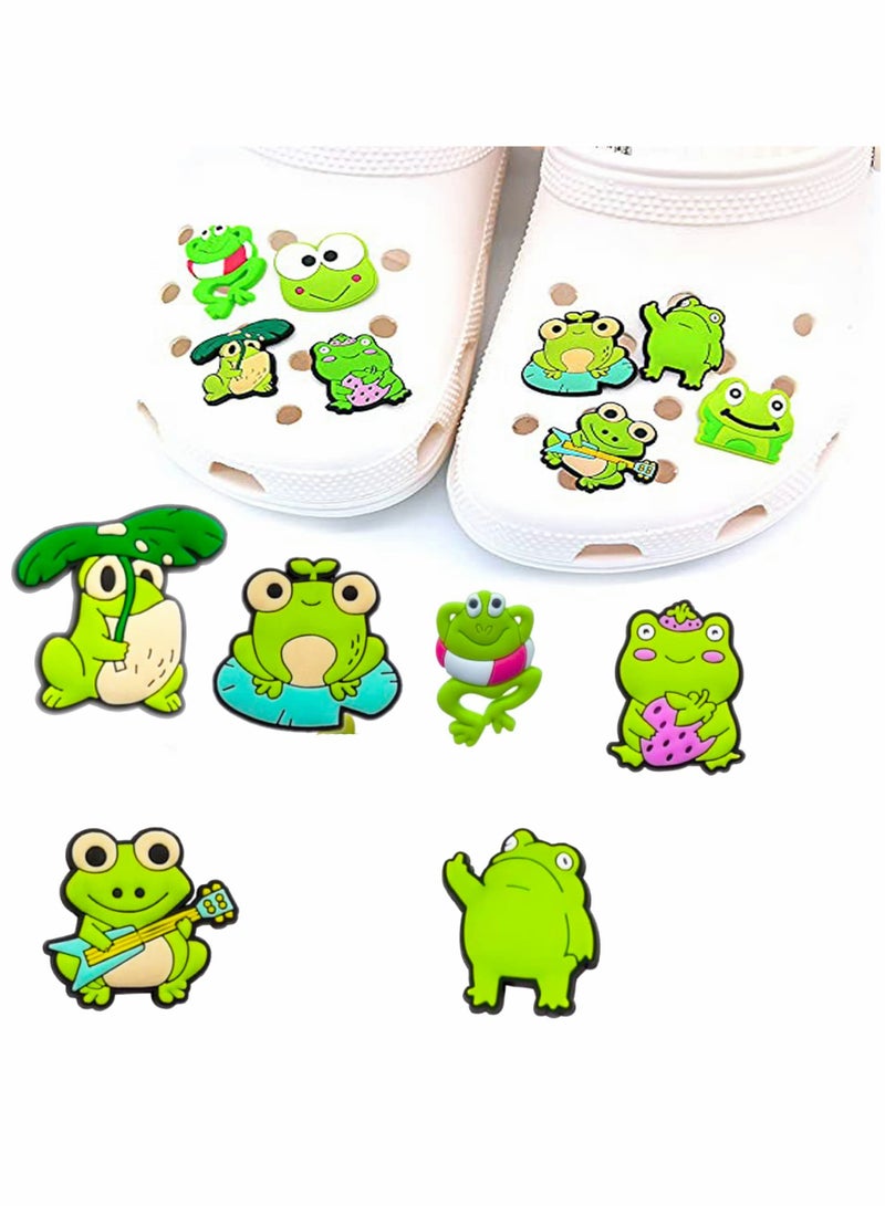 Excefore Shoe Decoration Charms 19 Pcs Mushroom Animal Shoe Charms PVC Kawaii Croc Accessories Pins for Boys Girls Kids and Teens Party Favors Birthday Gifts - Image 3