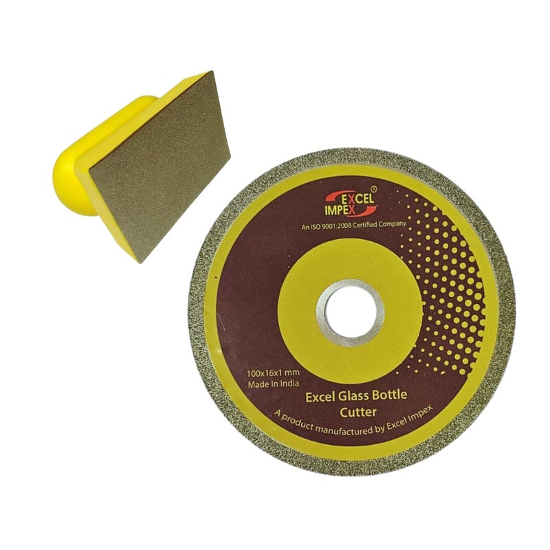 Glass Bottle Cutter kit - Glass Bottle Cutter/Wine Bottle Cutter Blade and Diamond pad