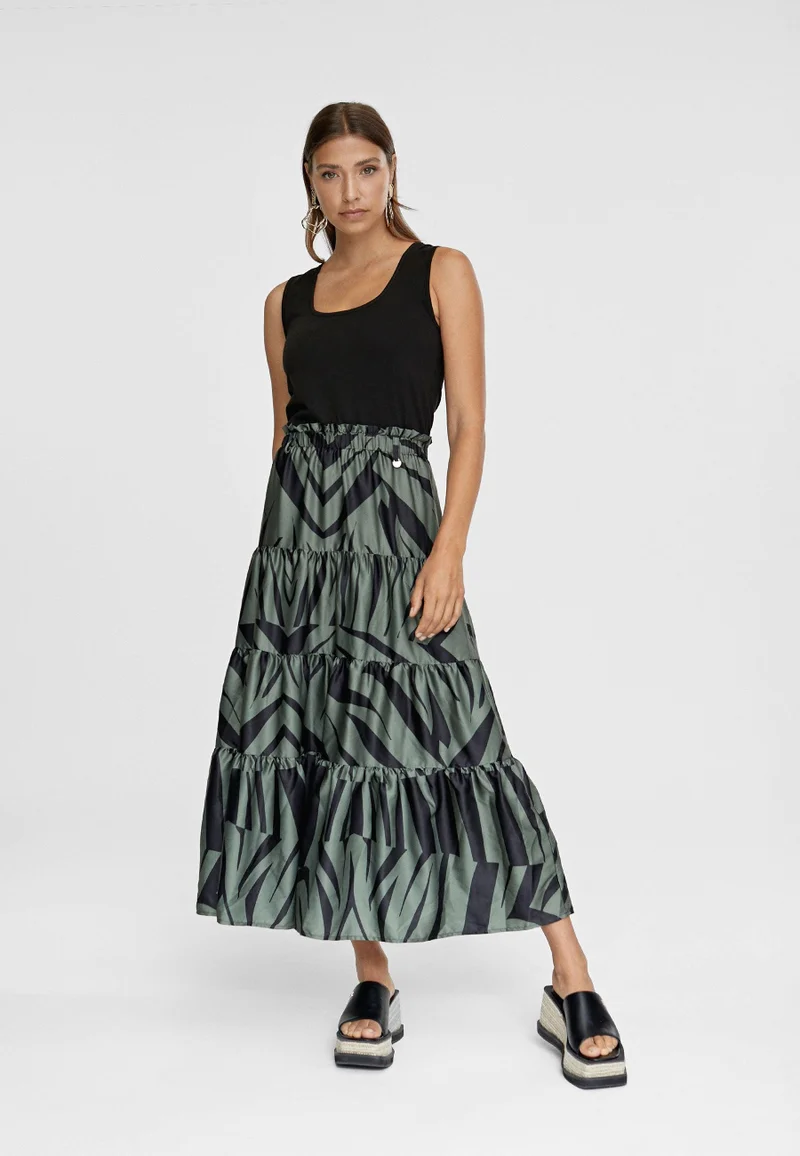 Lola Casademunt Zebra combined dress