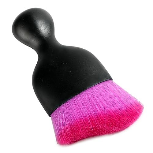 AOCISKA Car Interior Detailing Brush,Soft Bristle Cleaning Brush Car Detailing Brush Dusting Brush,Car Interior Cleaning Tool,Auto Detail Brush Car Dash Duster Brush (Black&Double Purple) - Image 1