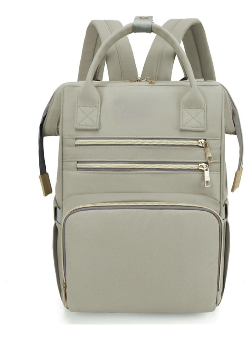 Huitich Chic & Spacious Grey Mums Baby Travel Bag - Image 2