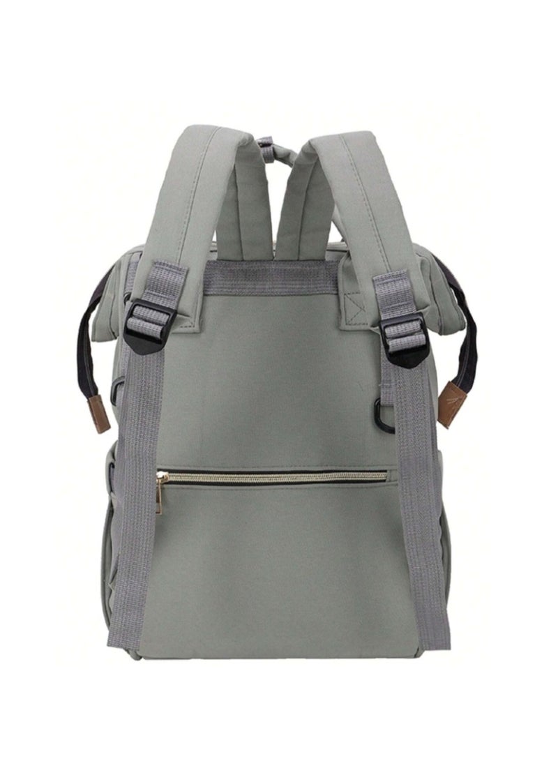 Huitich Chic & Spacious Grey Mums Baby Travel Bag - Image 5