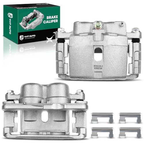 YHTAUTO Set of 2 Brake Caliper Assembly for Chevrolet Silverado Suburban Express Avalanche Tahoe GMC Hummer Cadillac - Image 1