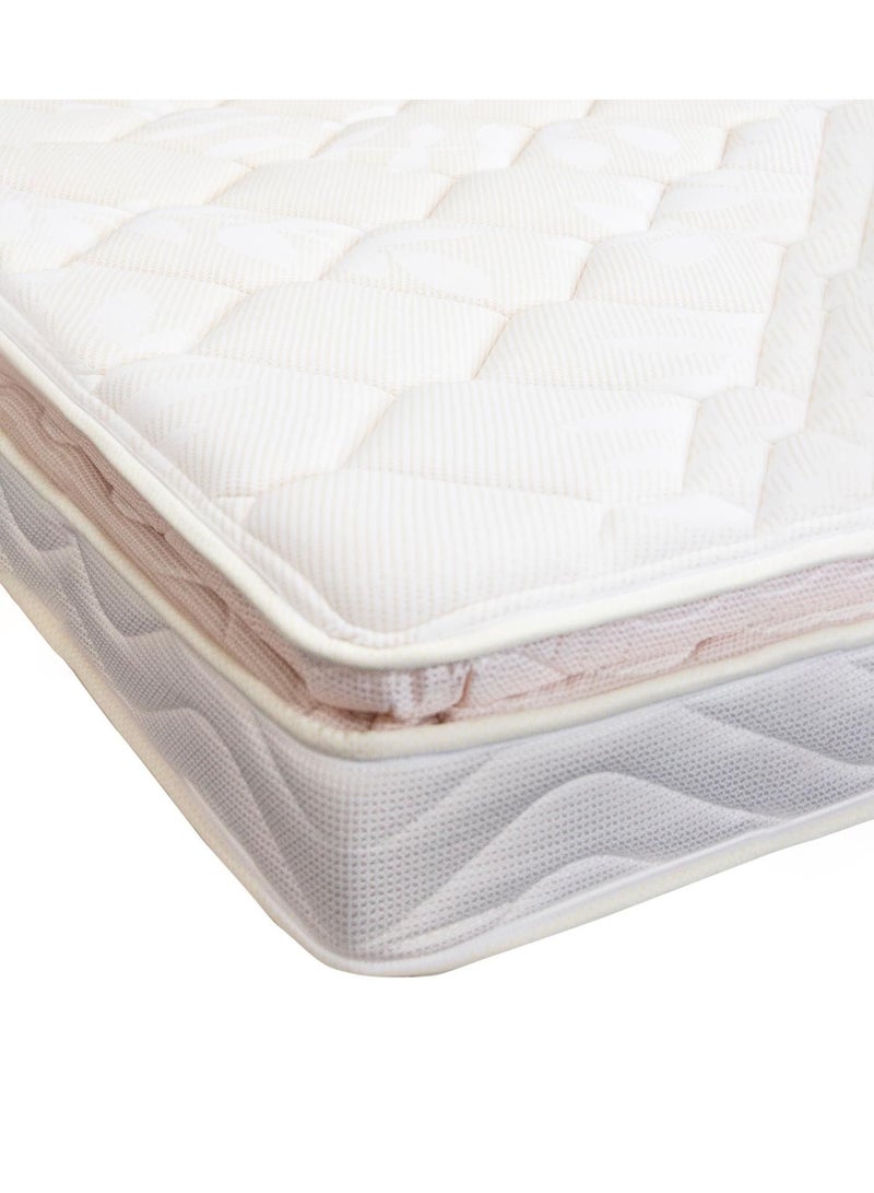 Orthoflex Pillow Top Mattress 25 cm Thickness, light Pink Firm - Image 2