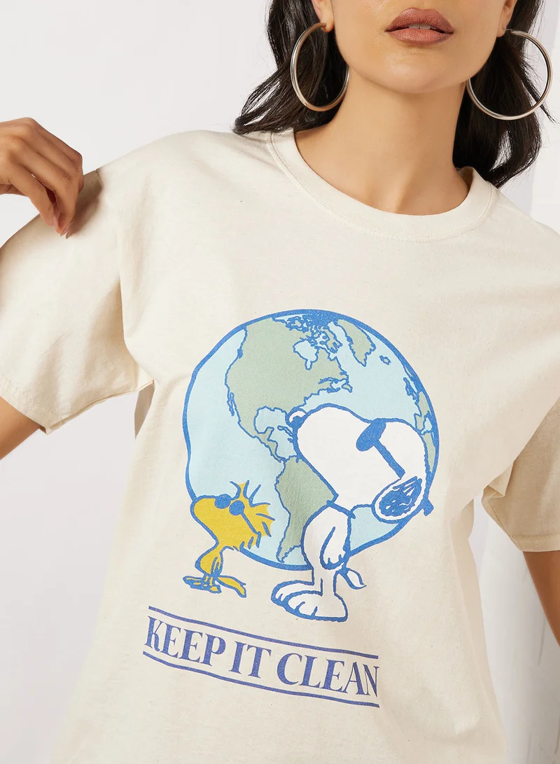 Daisy Street Snoopy Band Tee