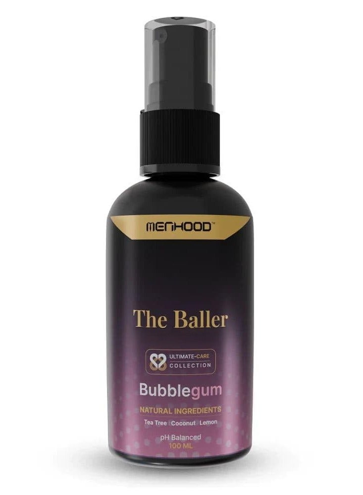 MENHOOD Grooming Trimmer 1.0 Pro & The Baller Intimate Hygiene Perfume for Men | Waterproof Body Hair Trimmer, 150 Min Runtime, LED Light | Below-The-Waist Freshness Spray - Image 2