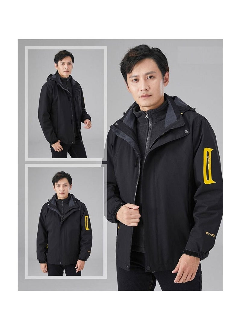 Loquat Three-in-one Detachable Two-piece Hood Waterproof Overcoat  - Image 2