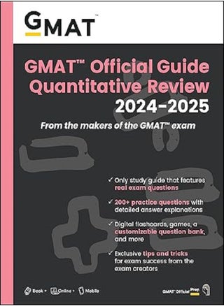 WILEY GMAT Official Guide Quantitative Review 2024 2025 - pzsku/Z34FD606A2722ABF519D5Z/45/1746220805/159881b3-3880-4ba0-8cce-e21f8e8999c8