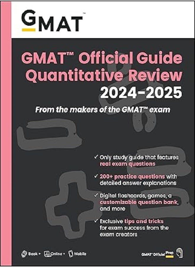 WILEY GMAT Official Guide Quantitative Review 2024 2025