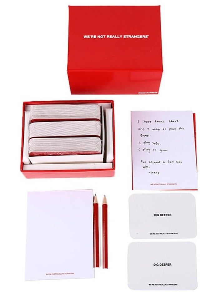 RedMapleTEK - We Are Not Really Strangers Card Game - Interactive Card Game And Icebreaker - Image 1