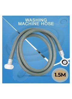 Generic Universal Washing Machine Dishwasher Water Hose 1.5 Meter Length Inlet Hose Extension Water Hose With Hose End Adapter  - Image 1
