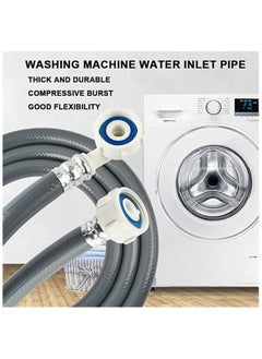 Generic Universal Washing Machine Dishwasher Water Hose 1.5 Meter Length Inlet Hose Extension Water Hose With Hose End Adapter  - Image 5