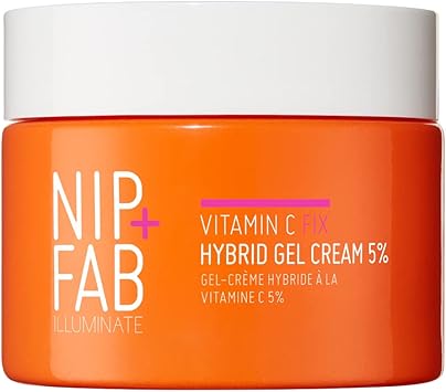NIP+FAB كريم هجين من نيپ فاب فيتامين سي فيكس 5 50 مل تركيبة ثلاثية متقدمة معقدة فيتامين سي معززة بحمض الفيروليك والنياسيناميد لبشرة متألقة ومتجانسة الوزن الخفيف - Image 1
