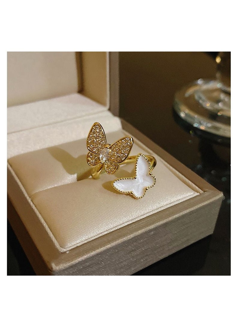 Light luxury, niche, versatile index finger ring