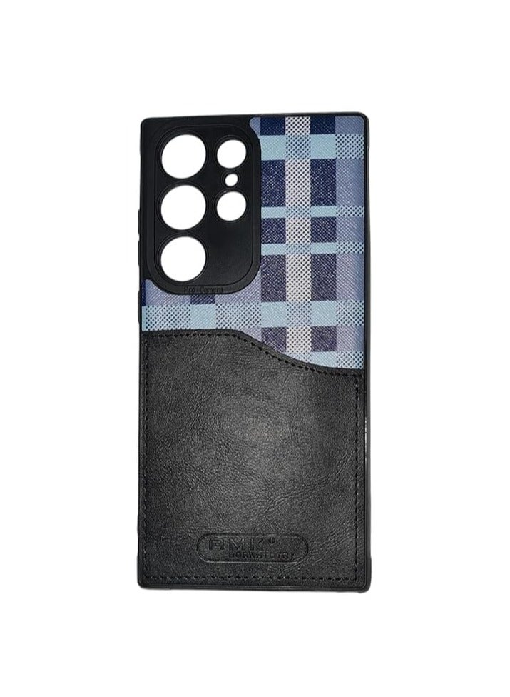 back TPU cover with card holder For Samsung galaxy S23 Ultra - Multicolor