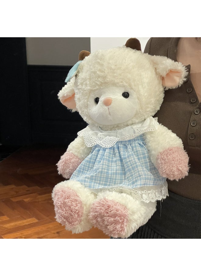 Generic - Original Forest Run Fox Husky Plush Toy Lamb Doll Wolf Doll Valentine's Day Gift For Women-Specifications:50cm-Color:Running Cat [with White Skirt] - Image 1