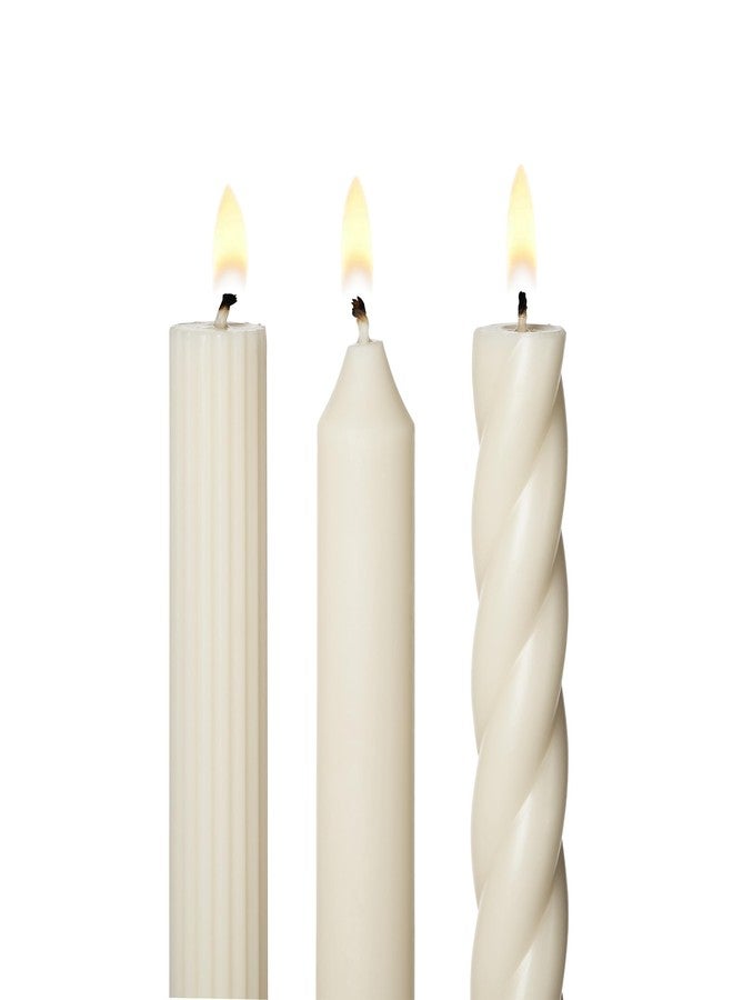 Illume Beautifully Done Unscented Assorted Candle Tapers 3-Pack, Driftwood - Image 2