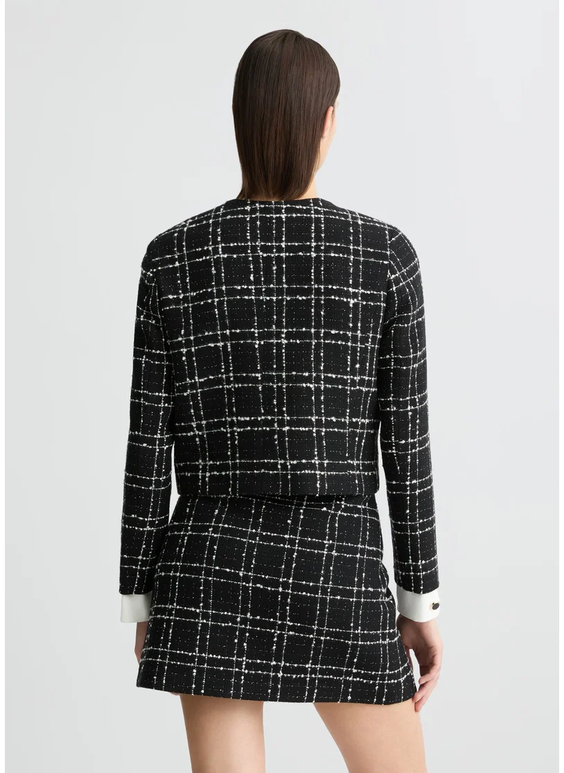 ليو جو Lurex® bouclé jacket