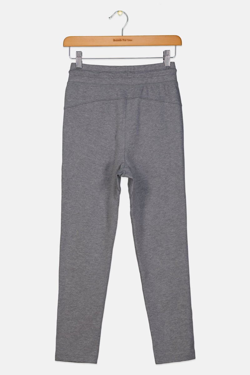 GAP Kids Boy Plain Drawstring Training Sweatpants, Grey  - Image 2