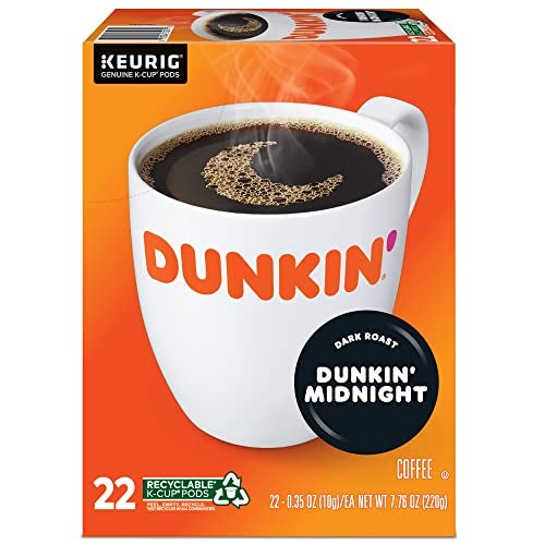 Dunkin Donuts Dunkin' Single-Serve Coffee K-Cup®, Dark Roast, Carton of 4 Boxes of 22 - Image 4