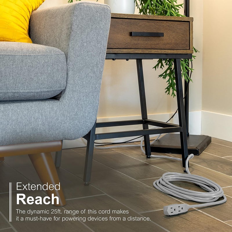 GE 43025 Extension Cord, with Right Angle Plug - Image 3